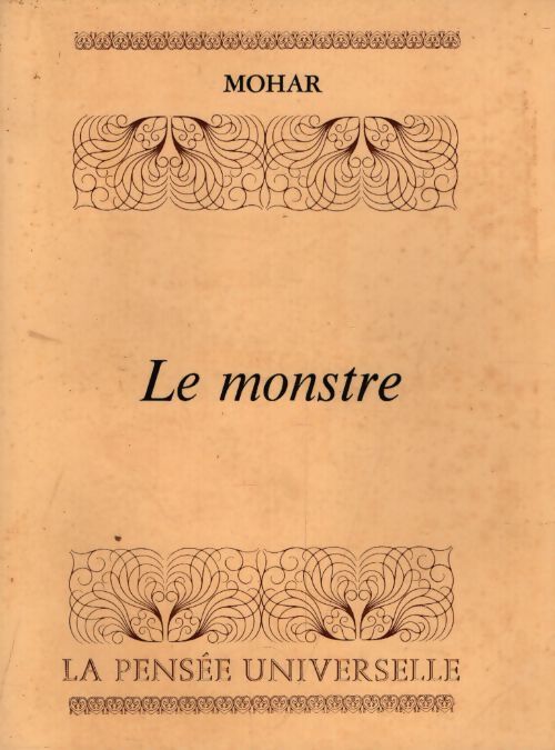 Le monstre - Mohar - Livre