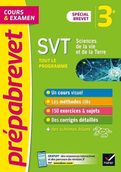 Prépabrevet SVT 3e . Brevet 2024 : Cours méthodes et entraînement - Fabien Madoz-Bonnot - Livre