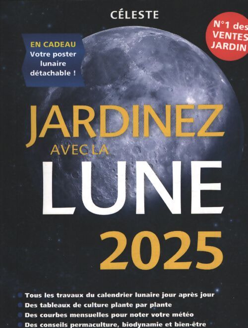 Jardinez avec la lune 2025 - Thérèse Trédoulat - Livre