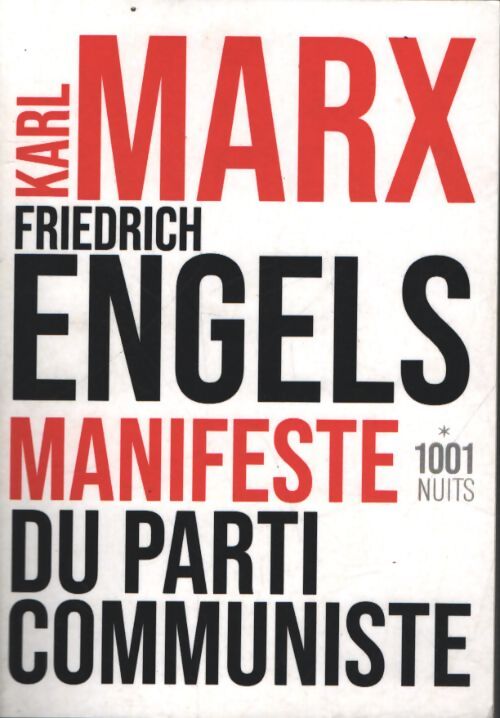 Manifeste du parti communiste - Karl Marx - Livre