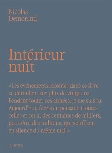 Intérieur nuit - Nicolas Demorand - Livre