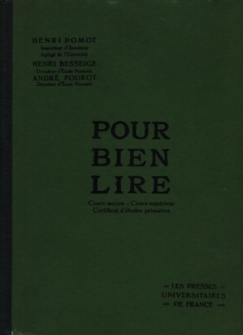 Pour bien lire - Collectif - Livre