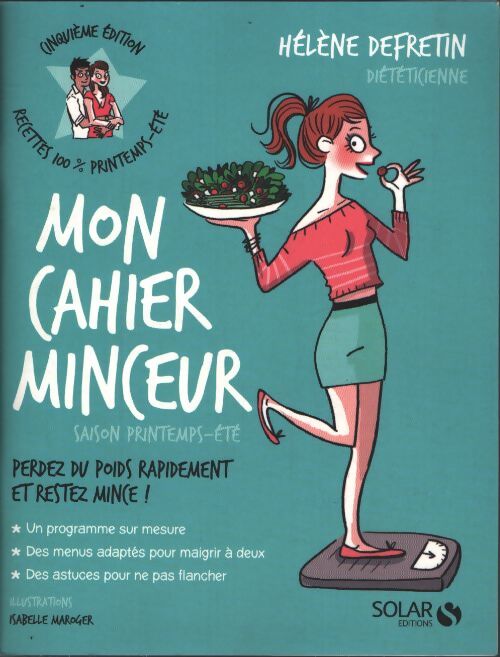 Mon cahier minceur printemps-été - Hélène Defretin - Livre