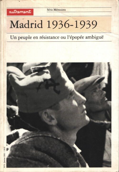 Madrid 1936-1939 - Carlos Serrano - Livre