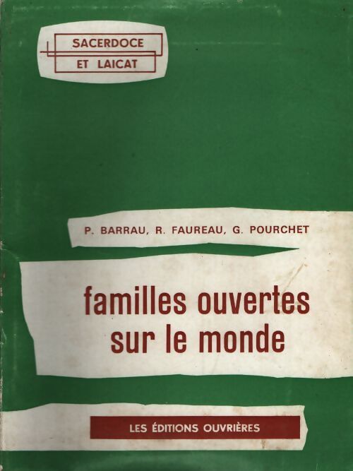 Familles ouvertes sur le monde - Collectif - Livre