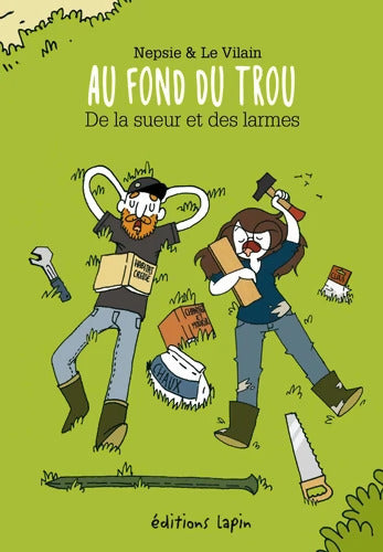Au fond du trou : De la sueur et des larmes - Nepsie - Livre
