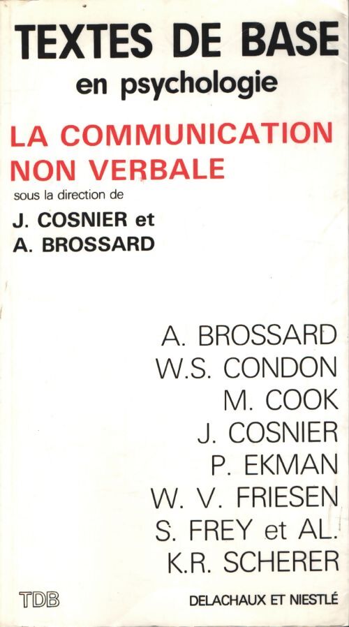 La communication non verbale - Collectif - Livre