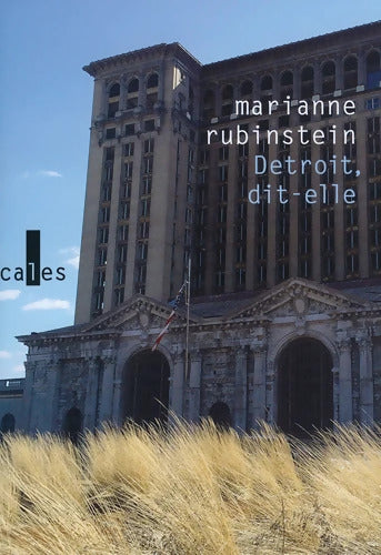 Detroit dit-elle : Économies de la survie - Marianne Rubinstein - Livre