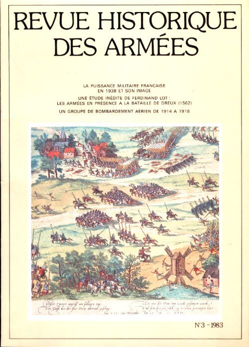 Revue historiques des armées n°3 1983 - Collectif - Livre