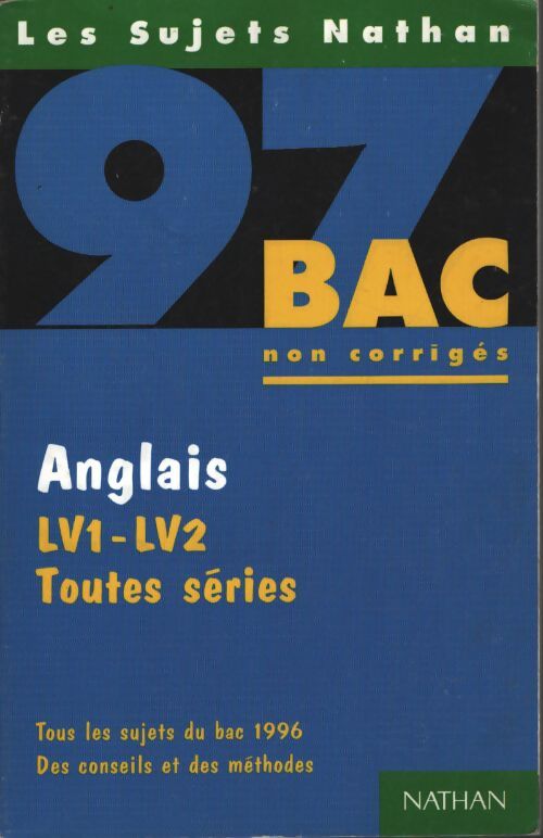 Anglais LV1-LV2 toutes séries - Collectif - Livre