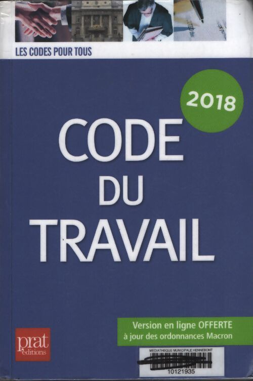 Code du travail - Collectif - Livre