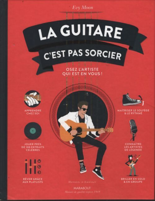 La guitare c'est pas sorcier - Evy Moon - Livre