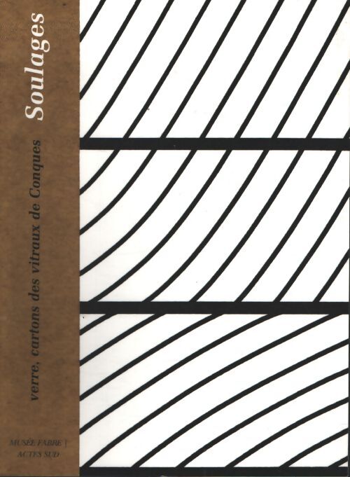 Pierre soulages : Verre cartons des vritraux de conques - Collectif - Livre