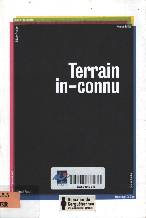Terrain in-connu - Collectif - Livre