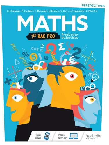 Perspectives Mathématiques 1re Bac Pro Production et Services - Livre élève - Éd. 2020 - Christophe Chabroux - Livre