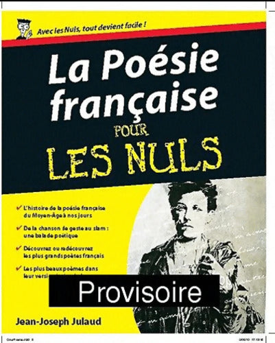La Poésie française pour les Nuls - Jean-Joseph Julaud - Livre