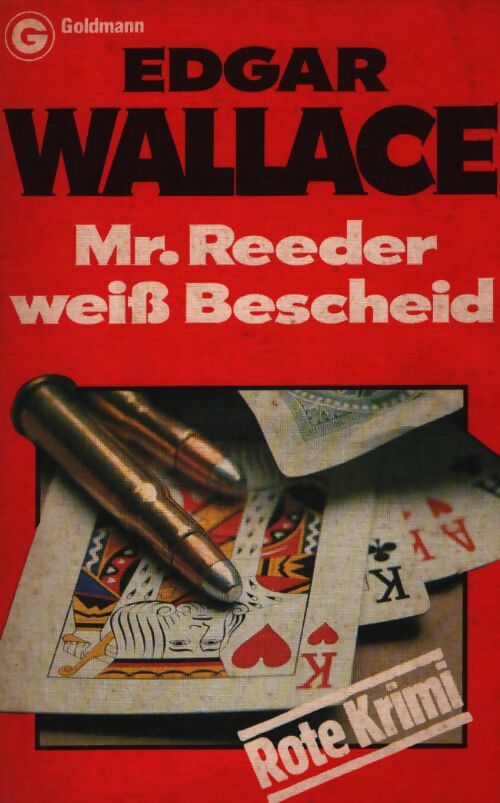 Mr. Reeder weiss bescheid - Edgar Wallace - Livre