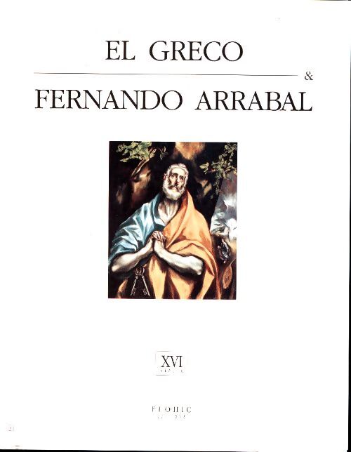 El greco et arrabal - Fernando Arrabal - Livre