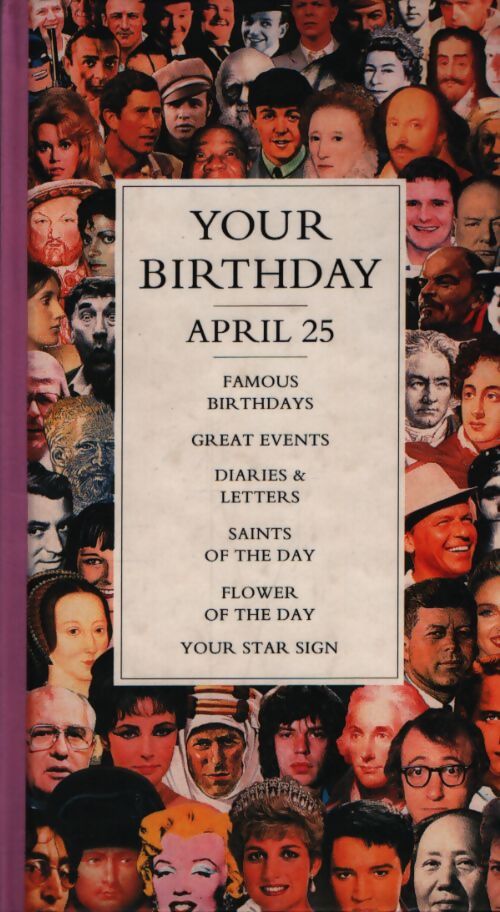 Your birthday : April 25 - Collectif - Livre
