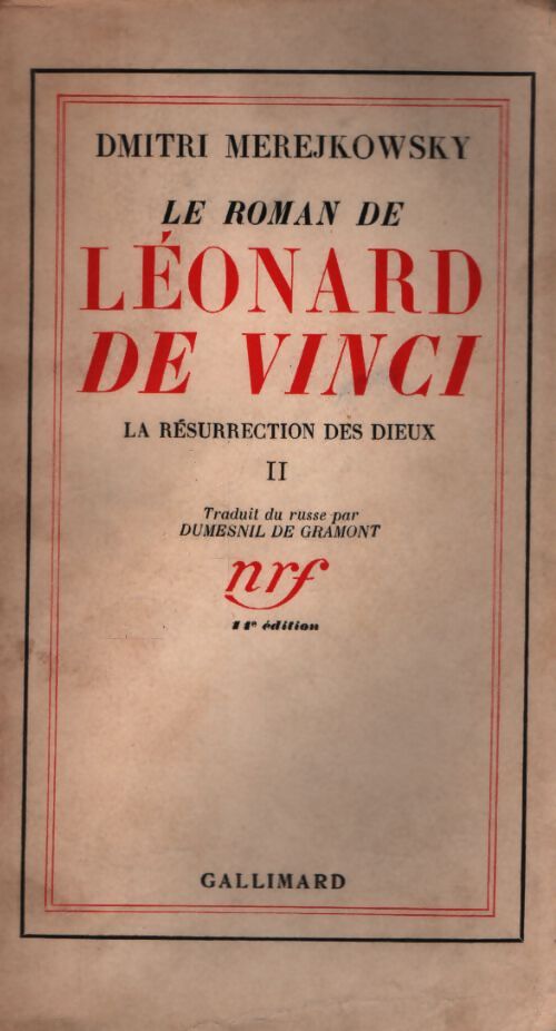 Le roman de Léonard de Vinci Tome II - Dimitri Merejkowski - Livre