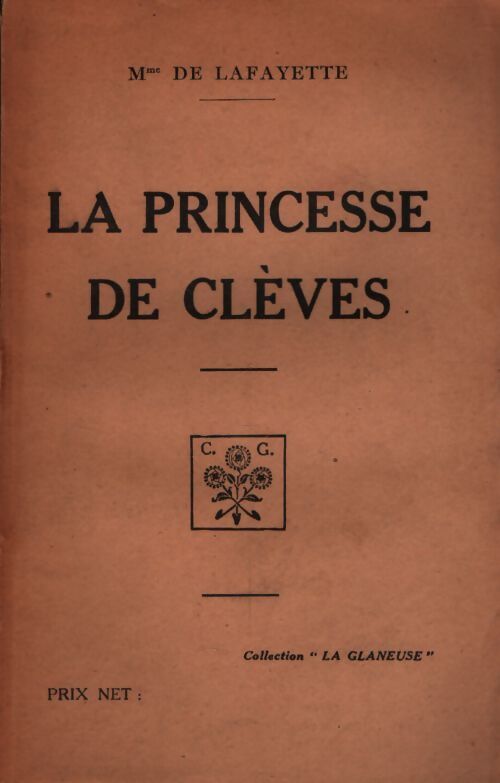 La princesse de Clèves - Mme De Lafayette - Livre