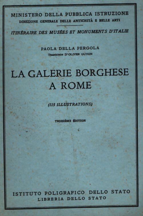 La galerie Borghese à Rome - Collectif - Livre