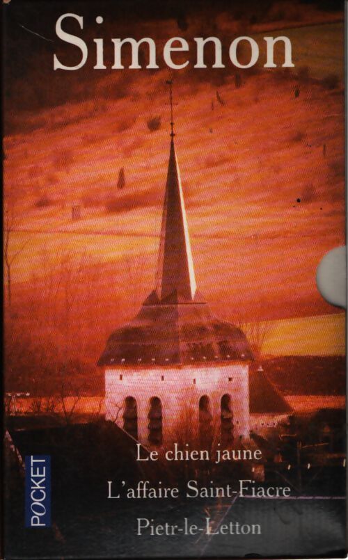 Simenon : Coffret- l'affaire saint-fiacre / le chien jaune / pietr-le-letton - Georges Simenon - Livre