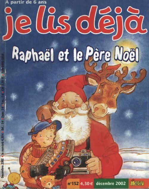 Je lis déjà n°152 : Raphaël et le Père Noël - Collectif - Livre