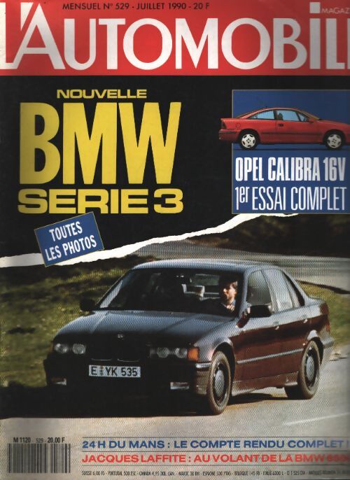 L'automobile magazine n°529 : Nouvelle BMW série 3 - Collectif - Livre
