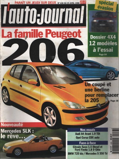 L'auto-journal n°436 : La famille Peugeot 206 - Collectif - Livre