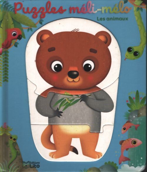 Mes puzzles méli-mélo rigolos : Les animaux - dès 1 an - Inconnu - Livre