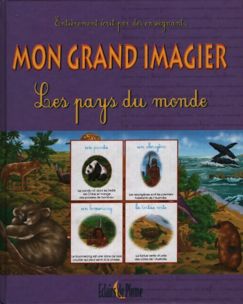 Mon grand imagier : Les pays du monde - Collectif - Livre