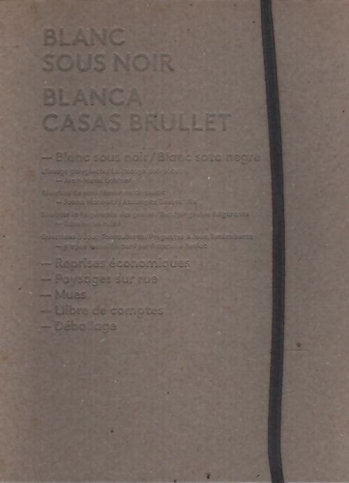 Blanc sous noir - Collectif - Livre