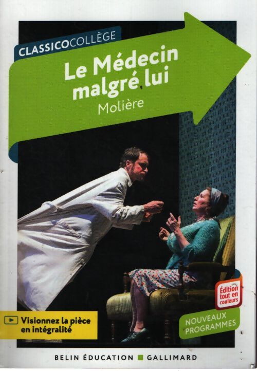 Le médecin malgré lui - Molière - Livre