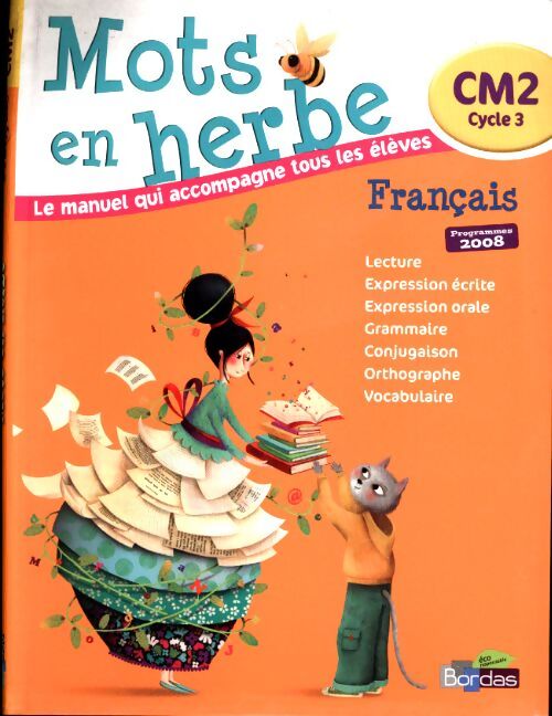 Mots en herbe CM2 - Collectif - Livre