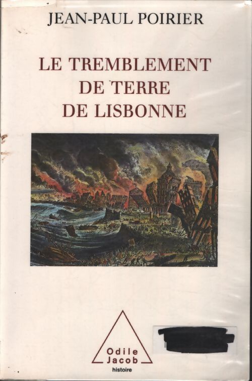 Le tremblement de terre de Lisbonne - Jean-Paul Poirier - Livre