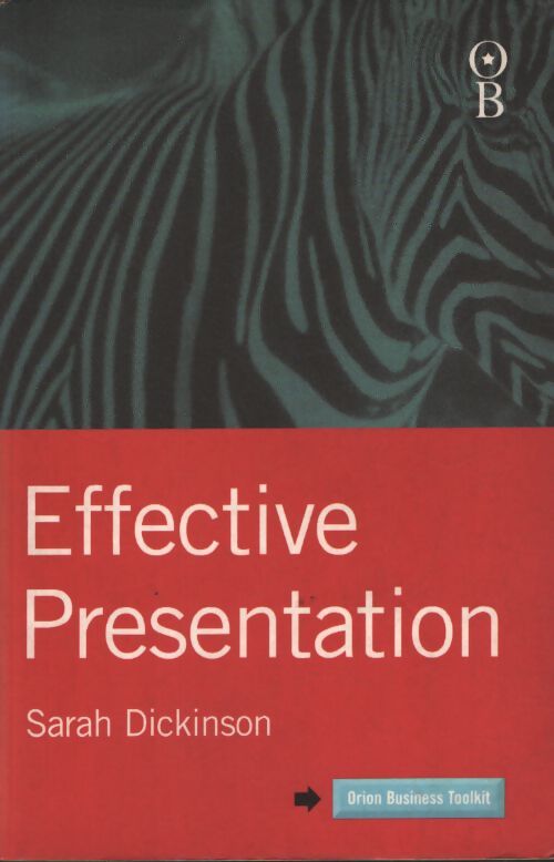 Effective presentation - Sarah Dickinson - Livre
