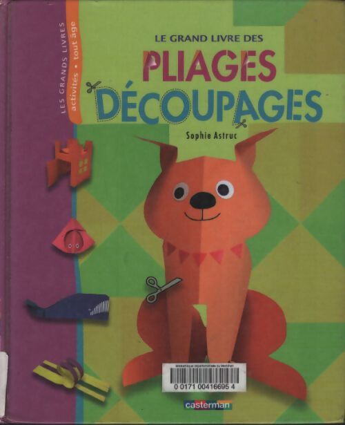 Le grand livre des pliages decoupages - Astruc Sophie - Livre