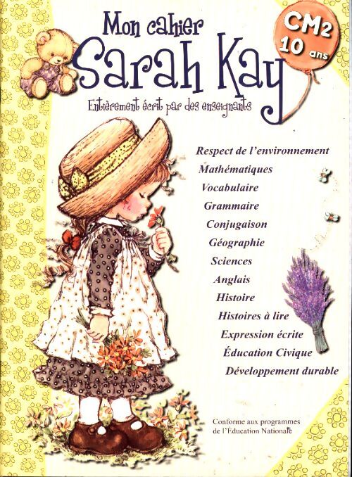 Mon cahier Sarah kay : Cm2-10 ans - Madeleine Cardosi - Livre