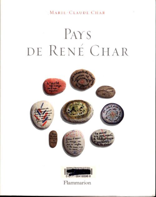 Pays de rené char - Marie-Claude Char - Livre