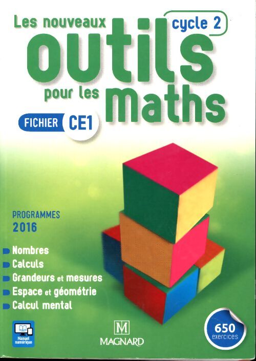 Les nouveaux outils pour les maths CE1 . Fichier de l'élève - Natacha Besset - Livre