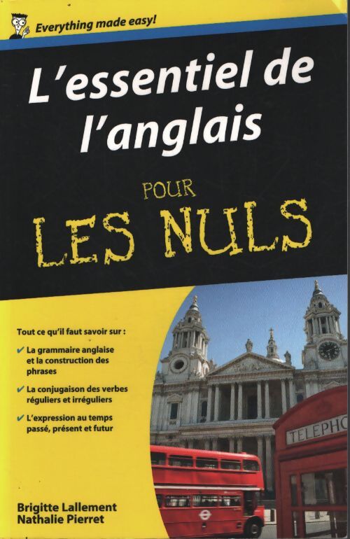 Essentiel de l'anglais pour les nuls - Brigitte Lallement - Livre