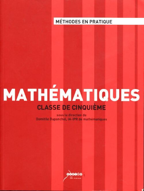 Mathématiques classe de 5e - Domitile Duponchel - Livre