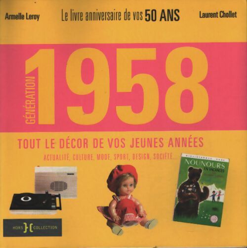 Génération 1958 - Laurent Chollet - Livre