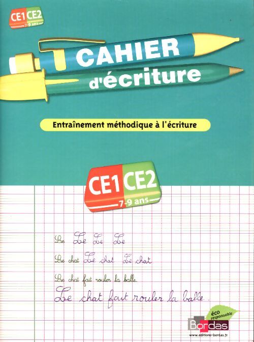 Cahier d écriture ce - Marcel Guyonnet - Livre