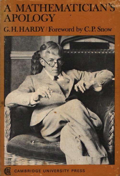 A mathematician's apology - G. H. Hardy - Livre