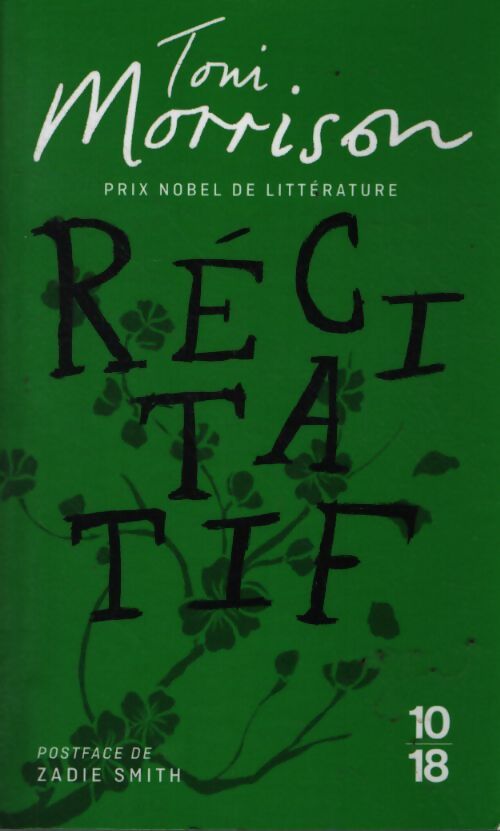 Récitatif - Toni Morrison - Livre