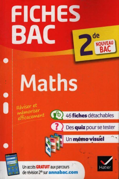 Fiches bac - maths seconde - Hervé Kazmierczak - Livre
