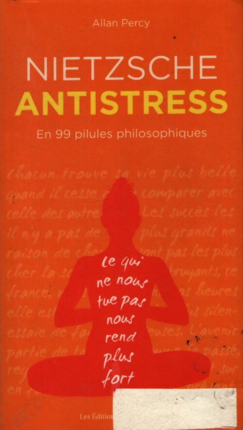 Nietzsche antistress - Allan Percy - Livre