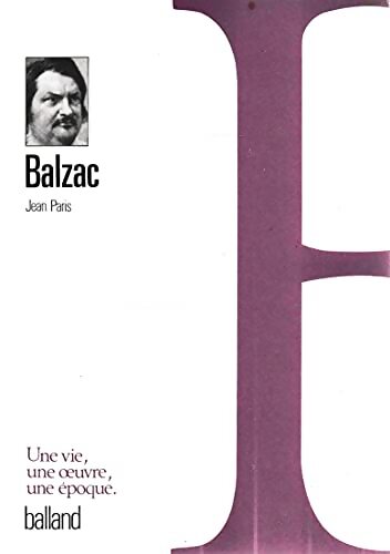 Balzac - Jean Paris - Livre